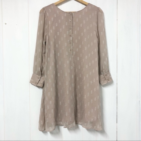 BB Dakota Mauve Long Sleeve Dress Size S NWOT - Picture 6 of 11